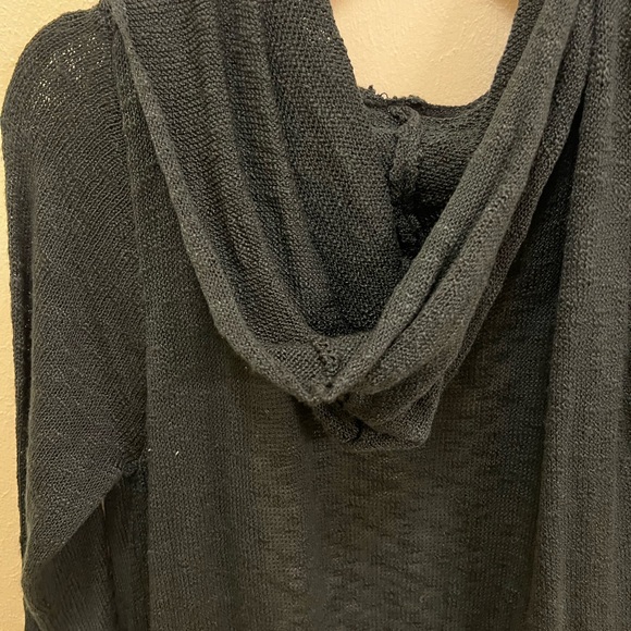 Chic Black Patterned Women's Cardigan - Picture 9 of 9